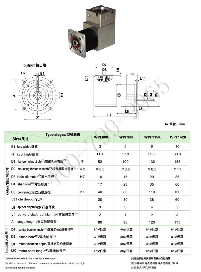 WPL系列行星减速机